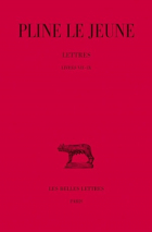 Couverture de Pline le Jeune, Lettres, Tome III : Livres VII-IX