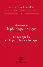 Couverture de Friedrich Nietzsche, Écrits philologiques IV