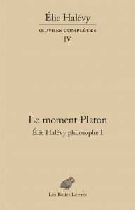 Couverture d'Élie Halévy, Le moment Platon