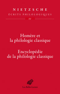 Couverture de Friedrich Nietzsche, Écrits philologiques IV