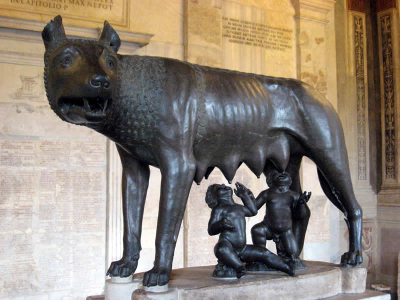La louve du Capitole, Musée du Capitole, Rome 