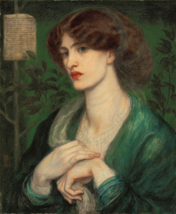 The Salutation of Beatrice, Dante Gabriel Rossetti, 1869