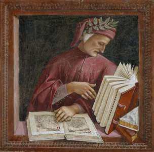 Dante, par Luca Signorelli (fresque de la cathédrale d’Orvieto)