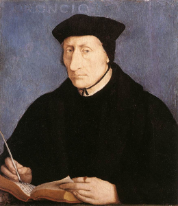 Portrait de Guillaume Budé par Jean Clouet, vers 1536 (source : Wikimedia). 