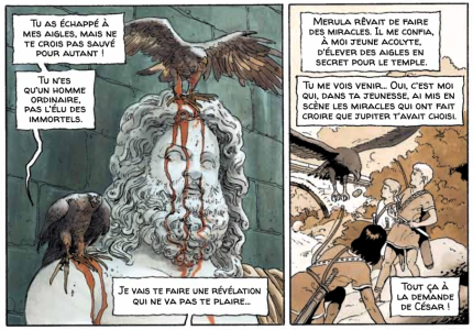 Alix Senator t. 1. Les Aigles de sang de Valérie Mangin et Thierry Démarez © Casterman 2012, p. 48.