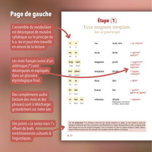 Le b.a.-ba du latin. Lire et prononcer en neuf étapes (3)