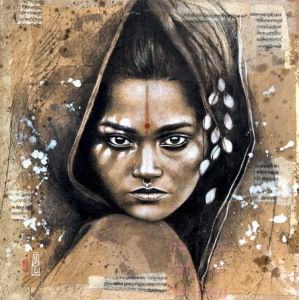 Dessin de Stéphanie Ledoux : « Shree Dhanalakshmee Nath »