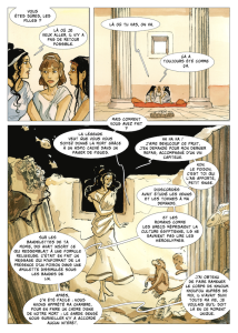 Moi, Cléopâtre, dernière reine d’Égypte d’Isabelle Dethan, p. 193 © Dargaud, 2025.